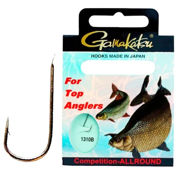 Готовый поводок Gamakatsu Coars Allround 1310B №16-0.12mm 22cm (10шт/уп)
