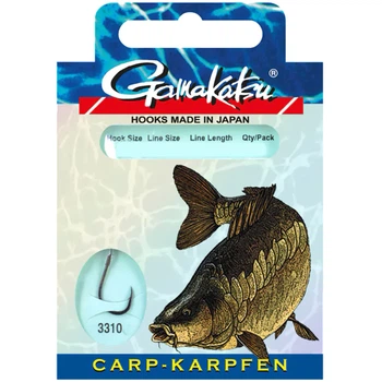 Готовый поводок Gamakatsu Carp 3310F №4-0.28mm 60cm (10шт/уп)