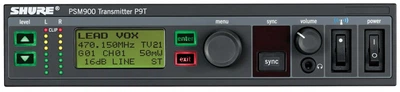 Nadajnik bezprzewodowy Shure P9TE-G7E (506-542 MHz 10 / 50 mW) (0042406175609)