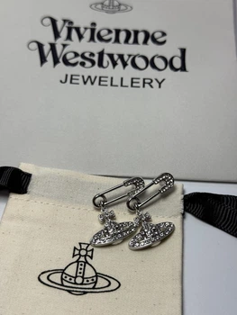 Vivienne Westwood сережки жіночі,Сережки з підвіскою у формі планети Шпилька