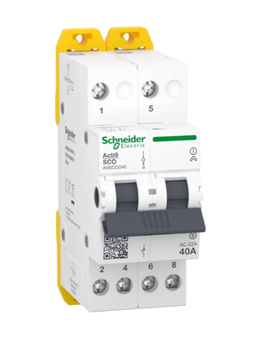 Переключатель 1-0-2 iSSW Acti9 2P 40A 415В Schneider (A9SCO240)