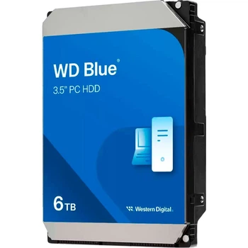 HDD 6000Gb, 5400rpm, WD Blue, 256M, SATA III (WD60EZAX) (WD60EZAX)