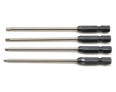 Набор шестигранных бит ProTek RC TruTorque Metric 1/4" Power Drill Tip Set 4 шт. (1.5, 2.0, 2.5, 3.0 мм) (PTK-8243)