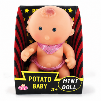 Пупс Potato Baby «Картопляні діти» 15 см, м'яка гума, скляні оченята.