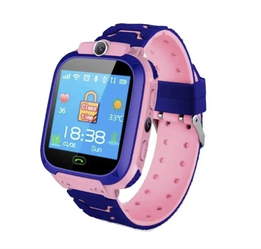 Дитячий розумний смарт-годинник для дівчинки Smart Watch 8BA із сімома карткою камерою й GPS рожевий