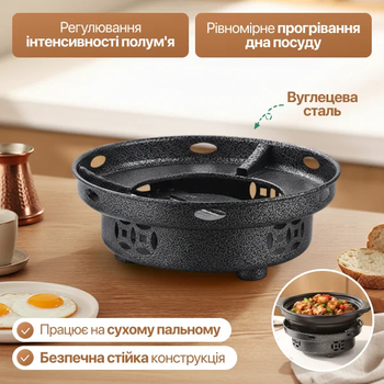 Портативная горелка, диаметром 22 см