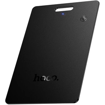 Брелок Hoco E102 Nida Dual card type anti-lost device 100 mAh Розумний пошуковий GPS-трекер Apple Find My/Android HUB для iOS та Android Чорний