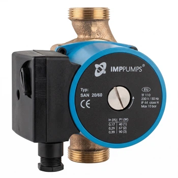 Насос циркуляційний Imp Pumps SAN 32/80-180 210 Вт H 8 м Q 183 л/хв механічний (979523510)