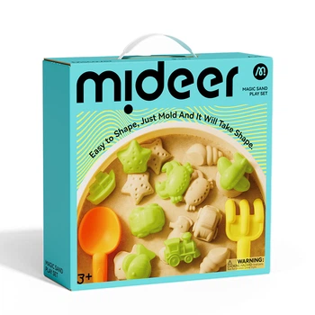 Игровой набор кинетического песка Mideer Морское путешествие, для детей от 3-х лет (MD4322) кинетический песок с песочницей, крышкой и инструментами