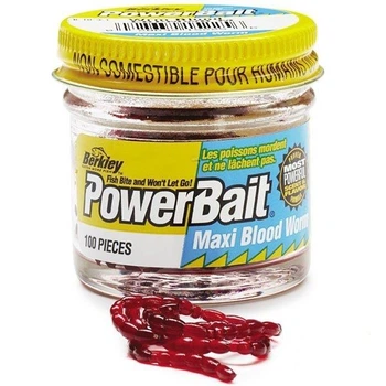 Приманка Berkley Gulp! Maxi Blood Worm 100шт Мотыль большой (1092475)