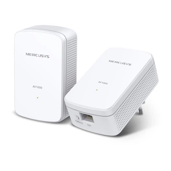 Комплект адаптеров Powerline Mercusys MP500 Kit (AV1000, 1xGE, 2 шт)