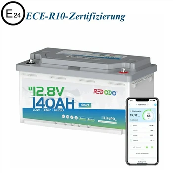 Акумулятор Redodo LiFePO4 12.8В 140Аг H190 Bluetooth 1920 В/год