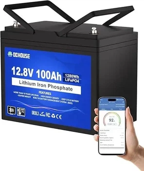 Акумулятор DC HOUSE LiFePO4 12В 100A 1280 Вт/год Bluetooth
