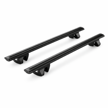 Багажник на рейлинги Amos Alfa Wind Black (Dynamic) 1.3 для Mitsubishi Eclipse Cross 2017-2025 Черный