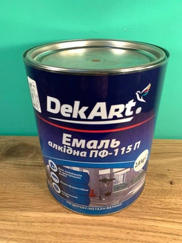 Емаль DekArt ПФ-115 жовто-коричнева 2,8 кг