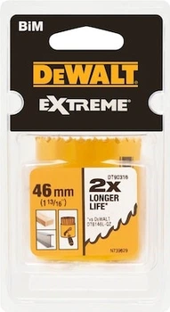 Otwornica bi-metalowa DeWalt Extreme HSS 46 mm DT90316-QZ (5054905250607)