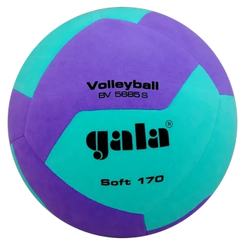 М'яч волейбольний Gala Soft 170 розмір 5, фіолетово-бірюзовий