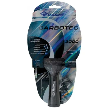 Ракетка для настольного тенниса Donic CarboTec 3000, чорно-червона