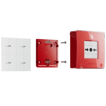 Ручний пожежний сповіщувач Ajax Manual Call Point (Red) ASP