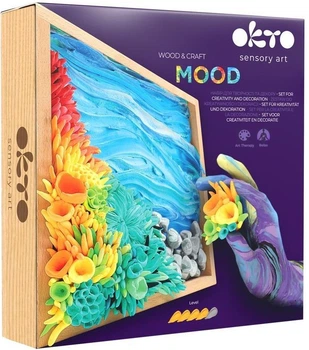 Zestaw kreatywny OKTO Wood&Craft DIY Succulents Ocean Calm 10015 (4820199477706)