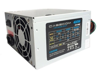 БЖ 400W Casecom, 120mm, 2хSATA, Bulk (CM 400 ATX)