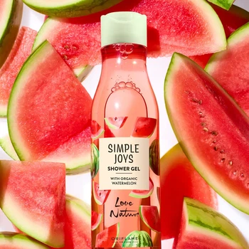 Гель для душу з органічним екстрактом кавуна Love Nature 250мл