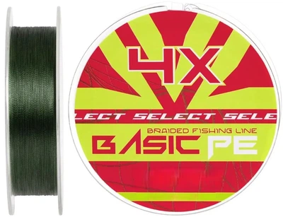 Шнур Select Basic PE Green 100m 0.12mm 5.6kg