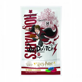 Драже Jelly Belly Harry Potter Hogwarts Quidditch Bertie Bott’s 10 приємних смаків 28 г