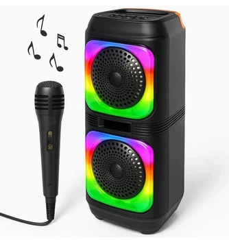 Бездротова колонка 4", 10Вт (40см) з мікрофоном, Bluetooth, GTS-2133 / Портативна колонка / Блютуз колонка