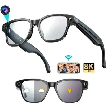Окуляри SMART AIMB-G1 фотохромні з камерою 8MP, ChatGPT, Wi-Fi,Bluetooth Смарт -окуляри,навушники,відеокамера