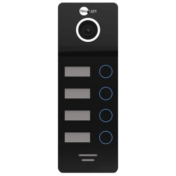 Вызывная панель NeoLight MEGA/4 FHD Black на 4 абонента