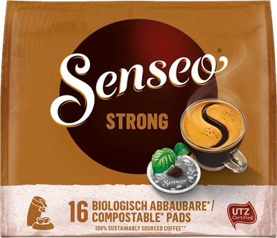 Кофе в чалдах Senseo Strong 16 монодоз Philips Senseo 62 мм.