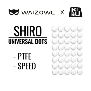 Глайды точки для мыши WAIZOWL x KIBU: Shiro