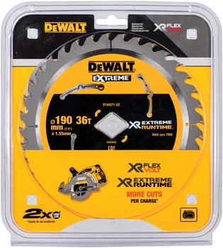 Пиляльний диск DeWalt Extreme 36T 190 x 30 x 1.55 мм DT40271-QZ (5035048504253)