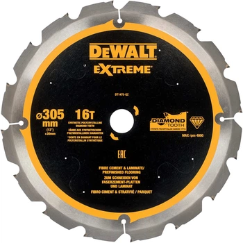 Пиляльний диск DeWalt Extreme 16T 305 x 30 мм DT1475-QZ (5035048540961)