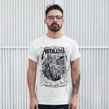 Футболка унісекс Metallica (And Justice For All 1988 wht) 3XL білий