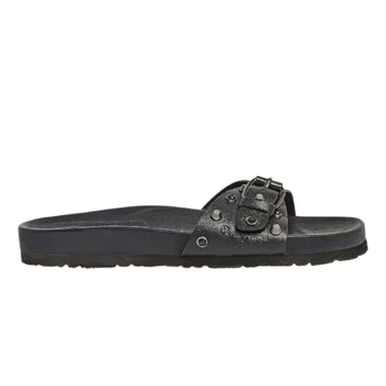 Жіночі шльопанці Pepe Jeans Oban Studs чорні шкіряні 37