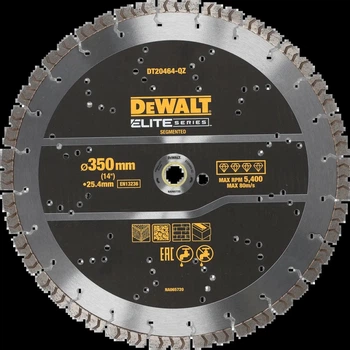 Алмазный диск DeWalt Elite Series 350 x 25.4 мм DT20464-QZ (5054905299095)