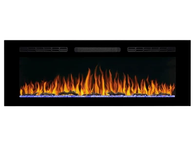 Линейный электрокамин ArtiFlame AF50WR 3D визуализации пламени 3 цвета со звуком с обогревом