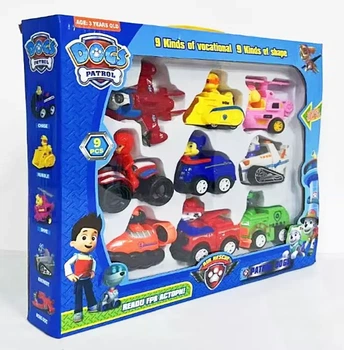 Набір машинок "Щенячий Патруль"DOG Paw Patrol 9 штук 8,5см
