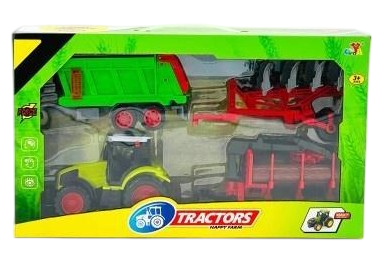 Трактор Macyszyn Toys із сільгосптехнікою (MCT*30098) (5906800830098)