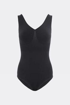 Жіноче коригуюче боді з мікрофібри Giulia BODY SLIP SHAPEWEAR S/M Black-black