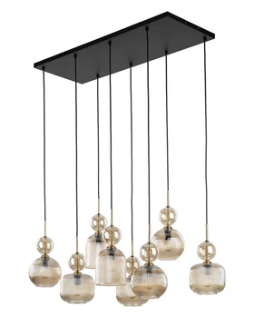 Подвесной светильник, люстра TK Lighting 11045 Sophia E14 8x10W IP20 янтарный