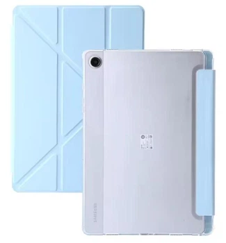 Чохол Transparent Origami на Samsung Galaxy Tab A11 (8.7") / чохол для планшета з функцією підставки / блакитний