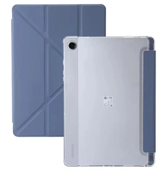 Чехол Transparent Origami на Samsung Galaxy Tab A11 Plus (11") / чехол для планшета с функцией подставки / Lavender grey