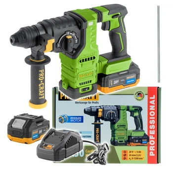 Аккумуляторная ударная дрель Procraft PHA30-1B SDS Plus