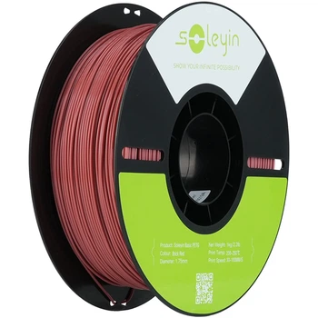 PETG Filament (пластик) для 3D принтера CREALITY Soleyin 1кг, 1.75мм, кирпично-красный (3301030159)