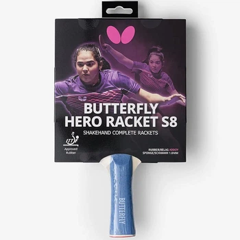 Ракетка для настільного тенісу Butterfly HERO Racket S8 Adriana Díaz (6251780002)