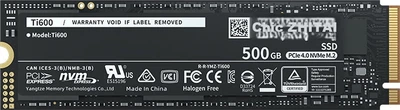 SSD диск ZhiTai Ti600 500GB M.2 PCIe 4.0 NVMe