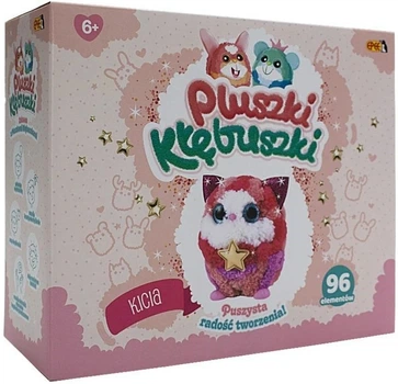 Zestaw kreatywny Epee Pluszki Kłębuszki Kicia 96 elementów EP04312 (8591945093148)